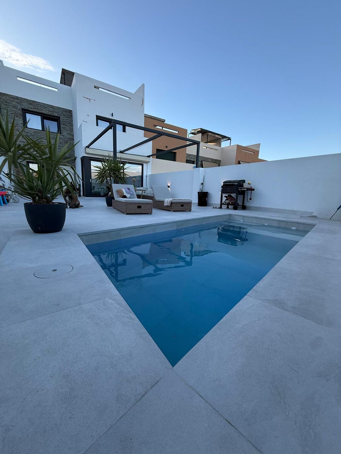 Construcción de piscina